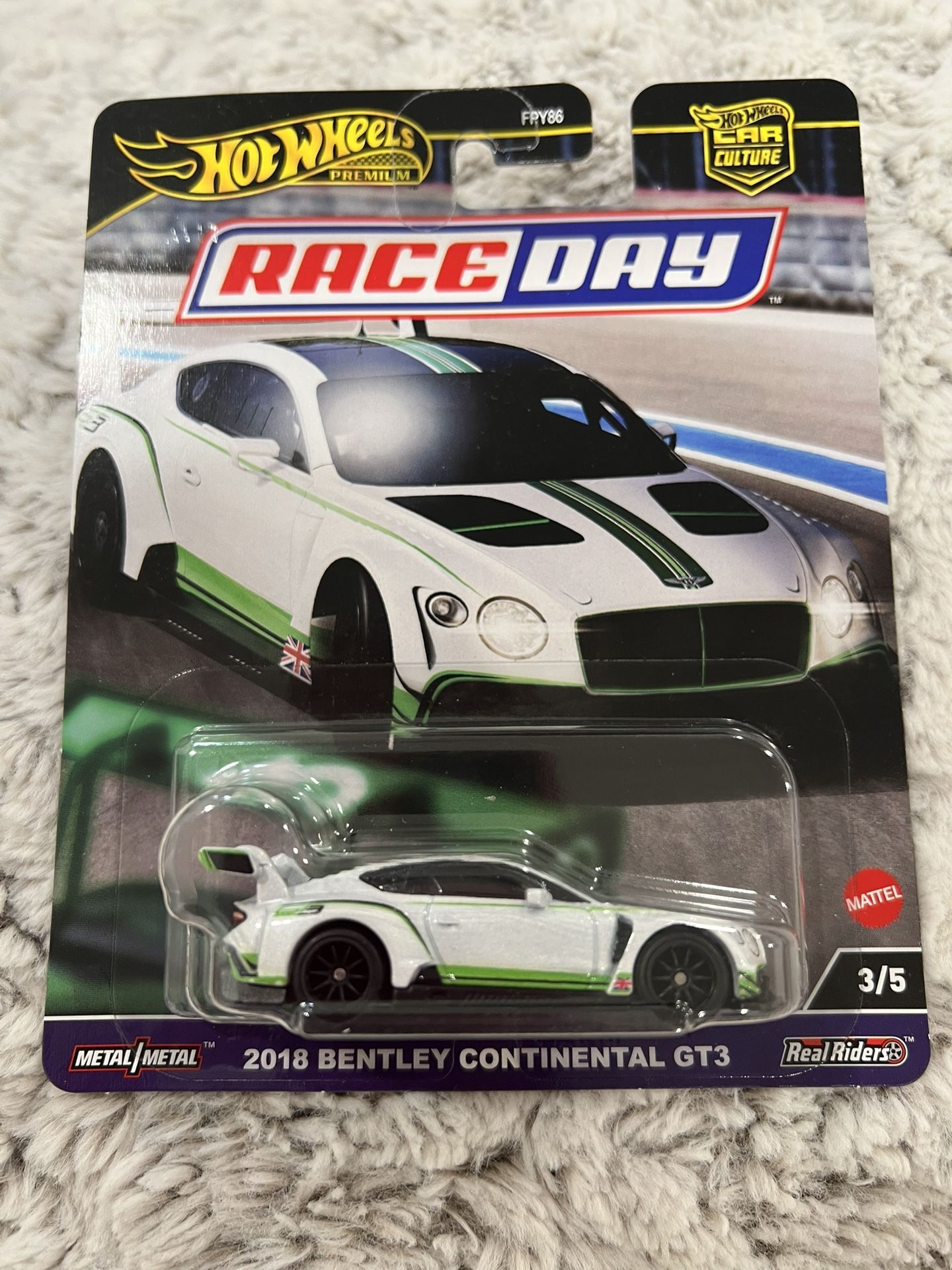 Hot Wheels Premium Car Culture Race Day 2018 Bentley Continental Gt3