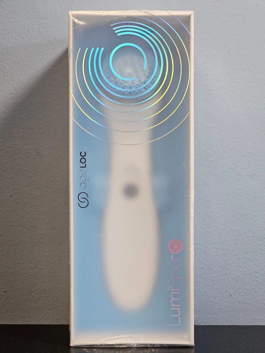 Nu Skin ageLOC LumiSpa iO Facial Device with Normal Treatment Head - Sealed New in Box!