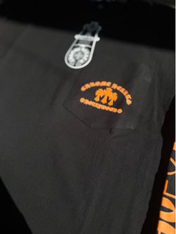 Chrome Long Sleeve| Black & Orange| Size Small