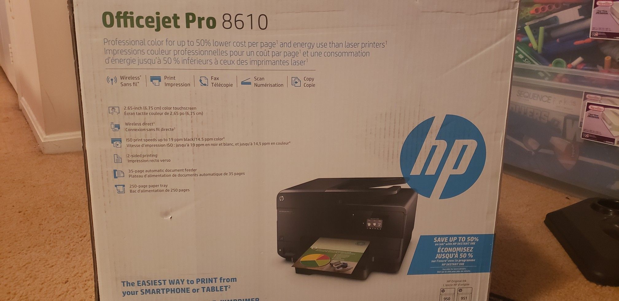 HP Officejet Pro 8610 Color Printer/Scanner/Fax