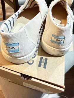 Beige Canvas Slip-On Shoes