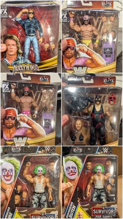 Lot of 6 WWE Legends NEW & Chase