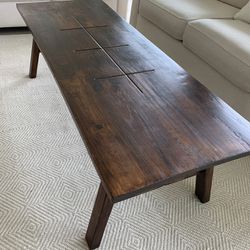 Large Antique Coffee Table/Bench 