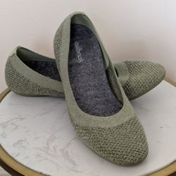 Allbirds Green Tree Breezers Rerun Flats - Women's Size 6.5