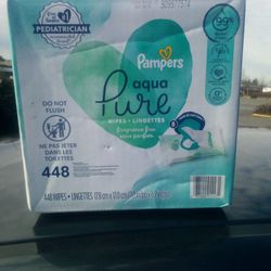 Pampers Wipes 448 Count