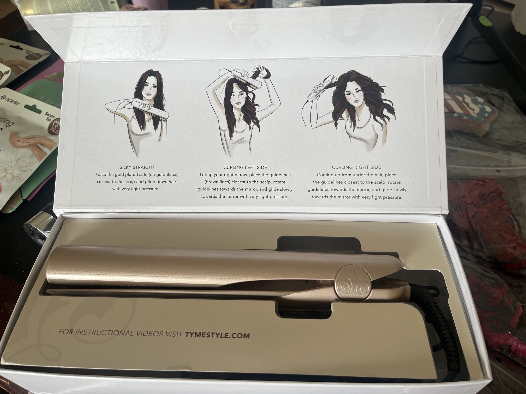 Can you add these to the offer up post   Tyme hair straightener