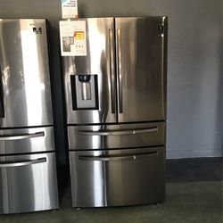 Samsung 4 Door French Door Refrigerator With Water Dispenser And Ice Dispenser 💥💥 With Flexzone Drawer 🎉🎉