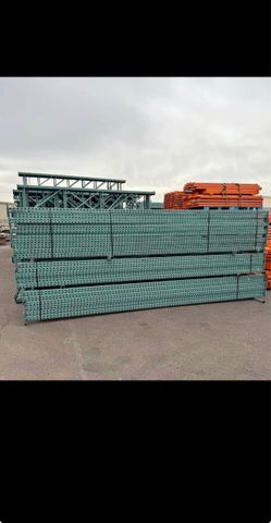 Used Pallet Rack Upright Frames – Green