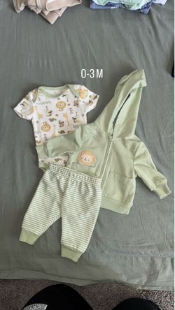 3 piece lion baby set