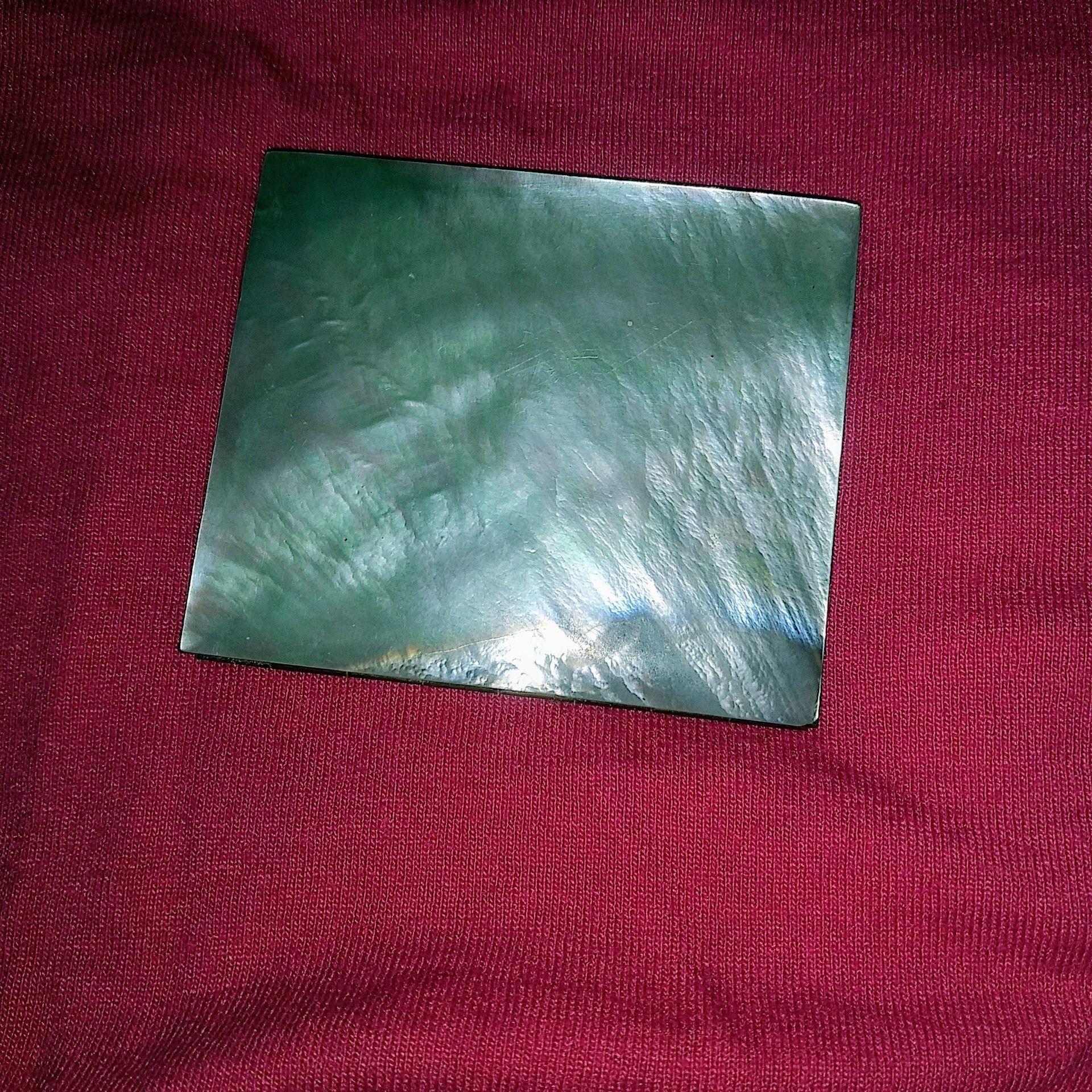 Vintage Marhill Genuine Mother Of Pearle Compact