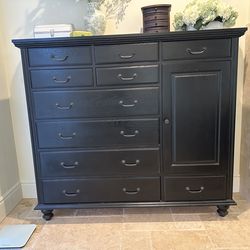 Restoration Hardware armoire style dresser