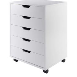 5 Drawer Wood Cabinet 
