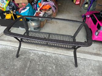 Outdoor coffee table