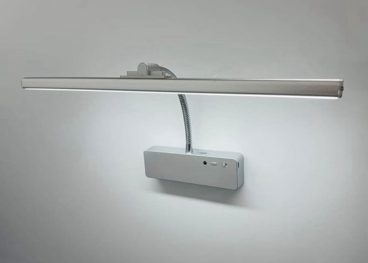 Picture Light with Remote, 15.35inch Wireless Rechargeable Battery Wall Light for Paintings
