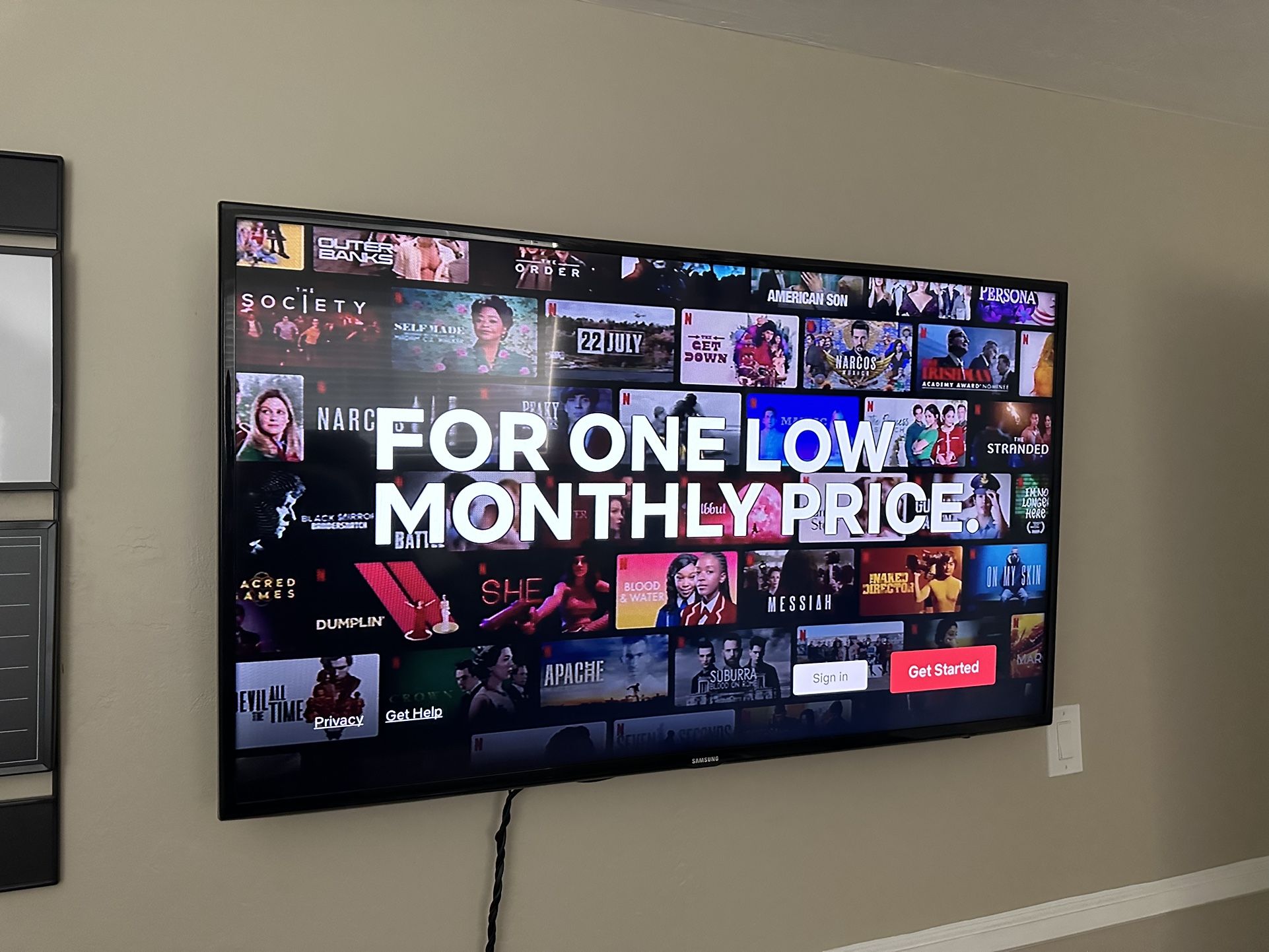 55" Samsung Led HD Smart TV