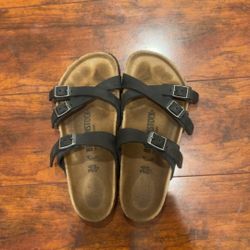 Franca Black Birkenstocks 
