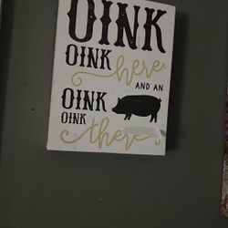 Pig Wall Decor