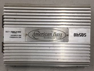 American bass car amp