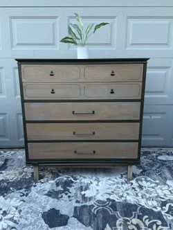 Bassett MCM Solid Wood Dresser