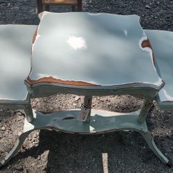 Painted Vintage Accent Table 