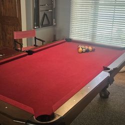 Pool Table w Dart Board