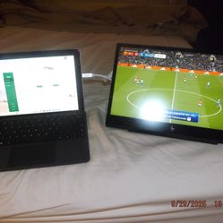 Surface Go 10" Pixel Sense Display 384GB Storage 8GB Ram Win 11 Office Pro + HP 14" 2nd Display 