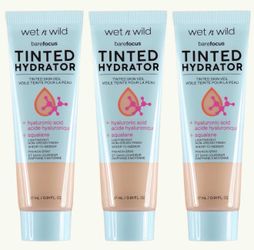 3 Pieces Of Wet n Wild Bare Focus Tinted Hydrator Tinted Skin Veil Fair