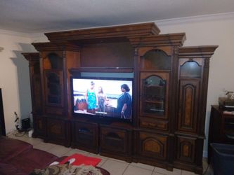 Wood Entertainment Unit