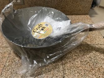 16” Stainless Steel Wok