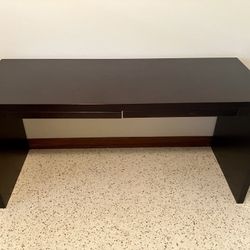 Solid wood modern minimalist desk