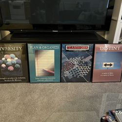 Framed Motivational Posters - Set Of 8