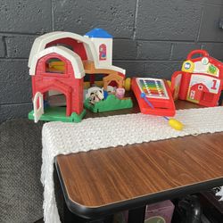 Fisher Price, Tad’s Counting Farm, & Little Tikes Xylophone 