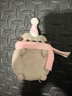 Pusheen Cat Mini Plush with Winter Hat and Scarf