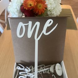 Wedding Script Table Numbers (1-14)