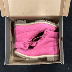 Men’s Pink Timberlands Size 9.5