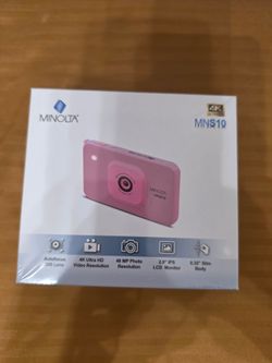 Minolta MNS10 4K Ultra HD Digital Camera – Pink