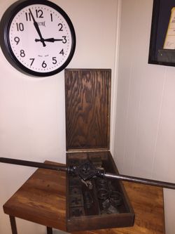 Vintage National Pipe Threader W/NYE Tool Machine Works Dies!