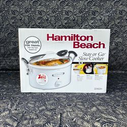 Hamilton Beach 6-Quart Stay or Go Slow Cooker - New in Box