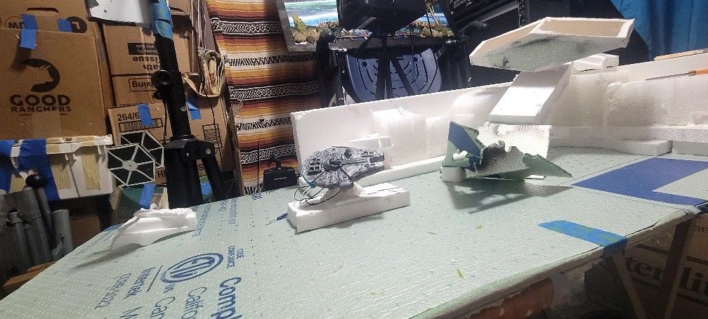 Diarama Of Star Wars.