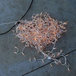 Holiday White Icicle Lights