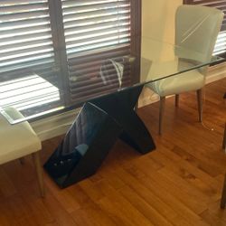 Glass Dining Table 