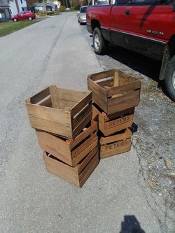 Decorative craft crate's 10$ each nice shape