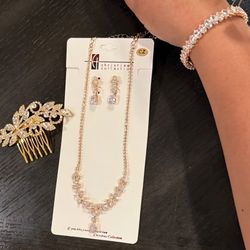 Cubic Zirconia Jewelry Set