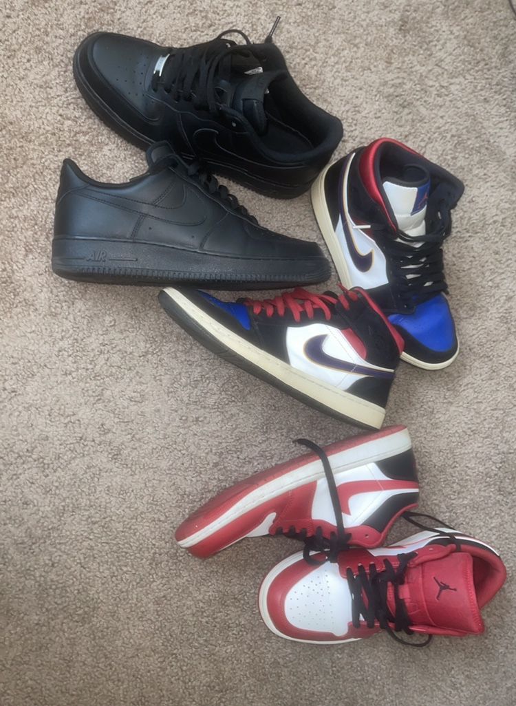 Air Force 1s And Jordan 1s Bundle 