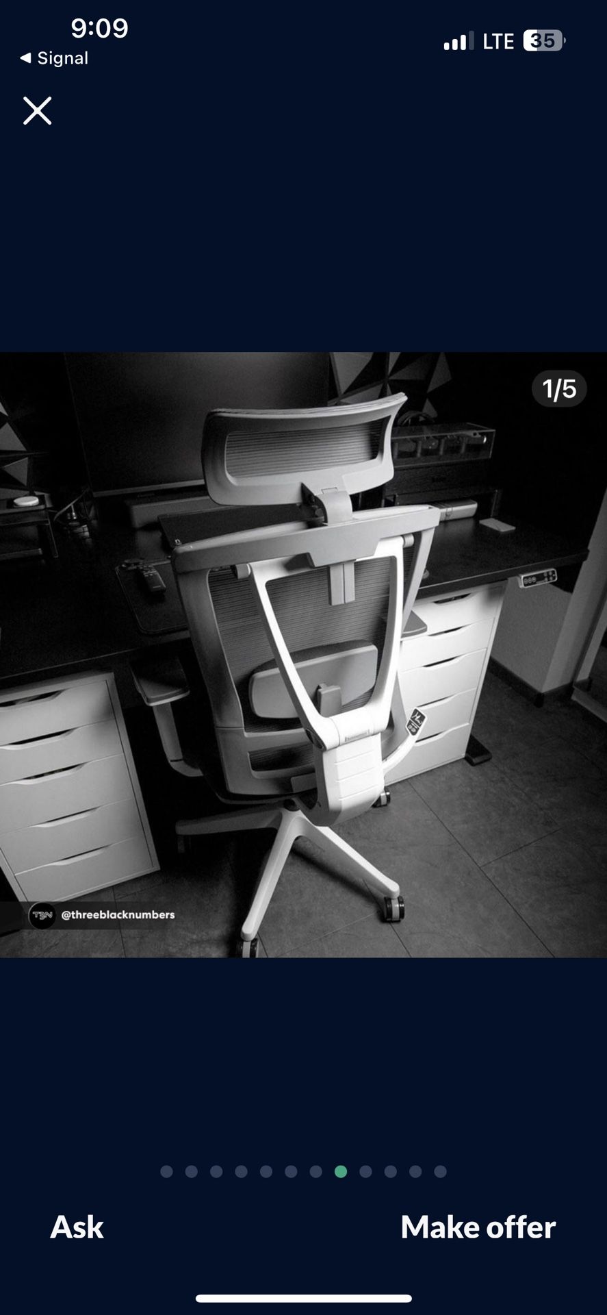 NEW (Black and White) Autonomous 2 ErgoChair Pro Up to 50% OFF RETAIL