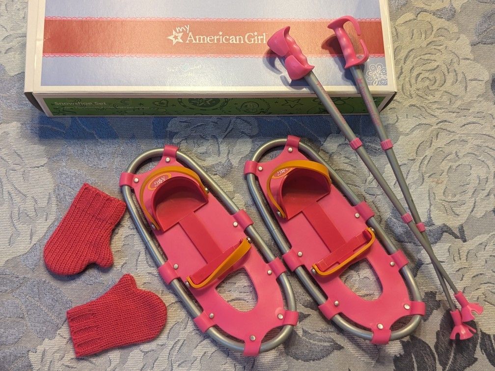 American Girl Doll, 2011, Snowshoe Set, Complete With Box, Excellent Condition