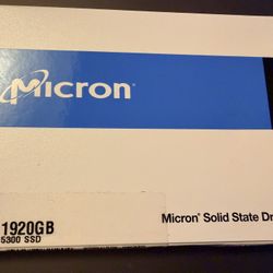 Micron 5300 Pro 1920GB SATA & UsB3.1 SATA cable - sealed