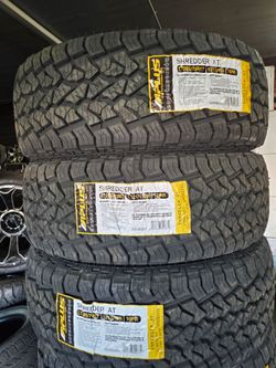285/70/17 new alltrain shredder at tires