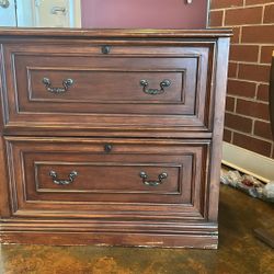 Solid Wood File Credenza