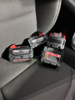 Milwaukee 5Ah battery  price is for each one